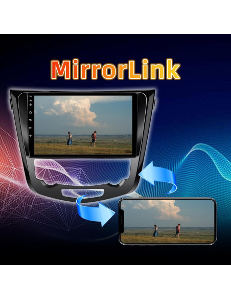 Estéreo para Auto FBINSE 10.1" Android 13 GPS CarPlay Nissan