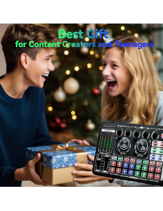 Mesa de Sonido F999 Clásico - Mezclador para Podcast y DJ 2