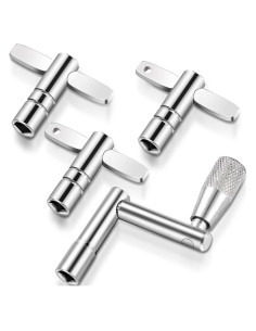 Juego de Llaves de Batería Facmogu - 4 Piezas, Acero Inoxidable