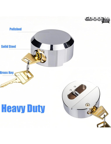 Cerradura de Puerta de Furgoneta GDOODM 73mm Antirrobo