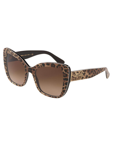 Gafas de sol Dolce & Gabbana DG4348 para mujer marrón leopardo