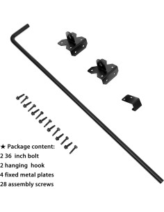 Varilla de bloqueo de caña 36" Wedelweib - Paquete de 2 2