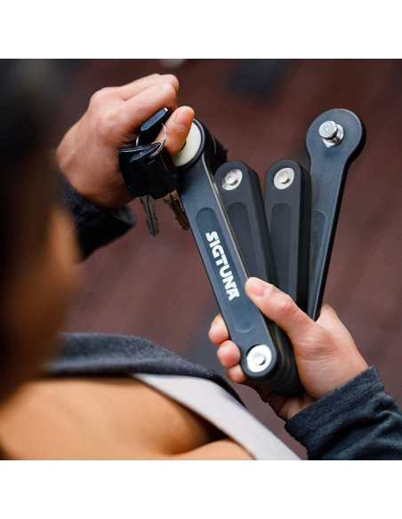 Candado Plegable SIGTUNA Vidar Negro 790g Antirrobo