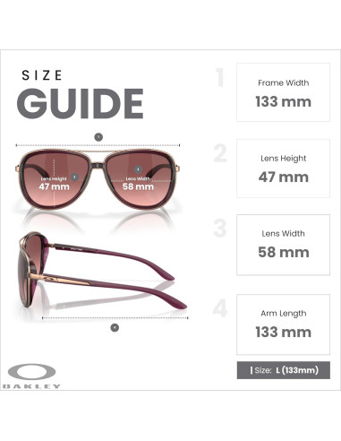 Gafas de sol Oakley Split Time OO4129 para mujer con kit