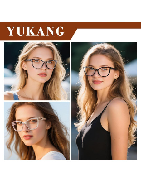Gafas Bifocales de Lectura YUKANG Tortuga 2.0x Antirreflejo