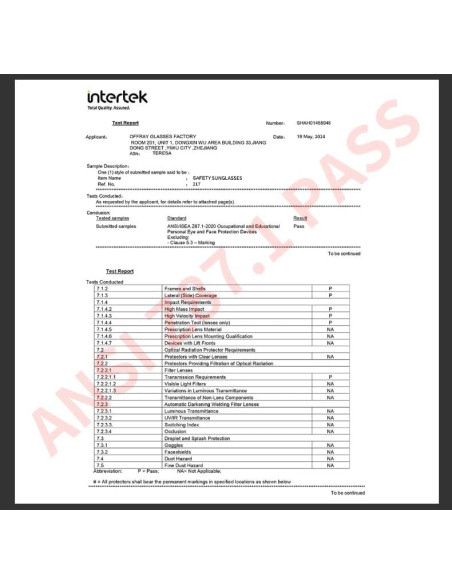 Gafas de Seguridad Fotoquímicas UV400 con Transición de Luz Azul
