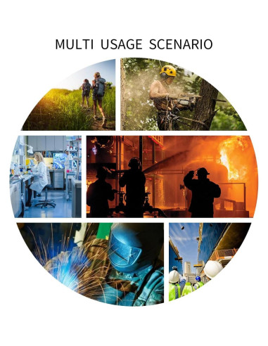 Gafas de Seguridad Fotoquímicas UV400 con Transición de Luz Azul