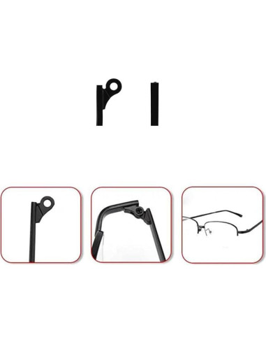 Templos de Reemplazo para Gafas Janky Azul con Tornillos