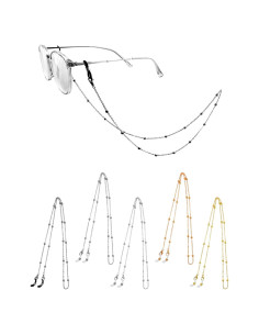 Cadena de Gafas con Perlas Cuteabc - 5 Pcs Collar Estiloso