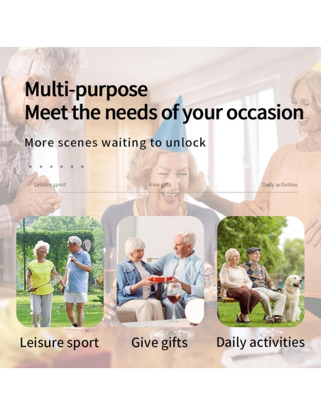 Reloj Digital que Habla Findtime para Hombres - Impermeable y LED