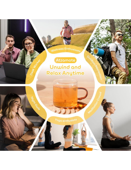 Té Herbal Detox Atzamote 100 Bolsitas Diente de León Sin Cafeína