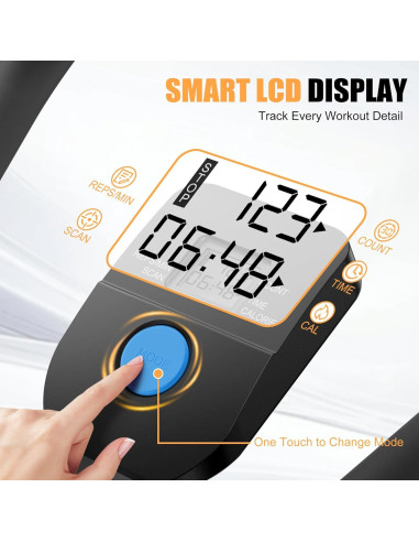 Entrenador Abdominal Ajustable PAPIBLU - Equipo Plegable para Ejercicio