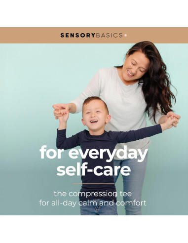 Camiseta de Compresión Suave para Niños - Azul Marino - Talla Mediana