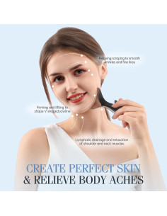 Herramienta de Masaje Gua Sha 4-en-1 Pez - Cuidado Facial 2