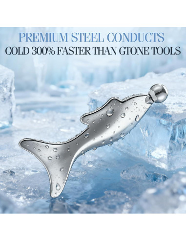 Herramienta de Masaje Gua Sha 4-en-1 Pez - Cuidado Facial