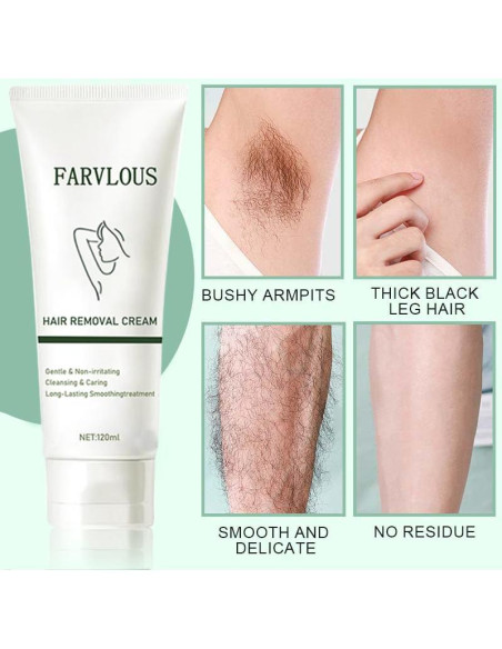 Crema Depiladora Suave Farvelous para Piel Sensible 150g