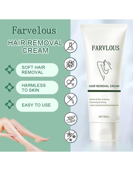 Crema Depiladora Suave Farvelous para Piel Sensible 150g