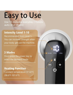 Masajeador Corporal Portátil MOYAC M802 Blanco - Sin Cable 2