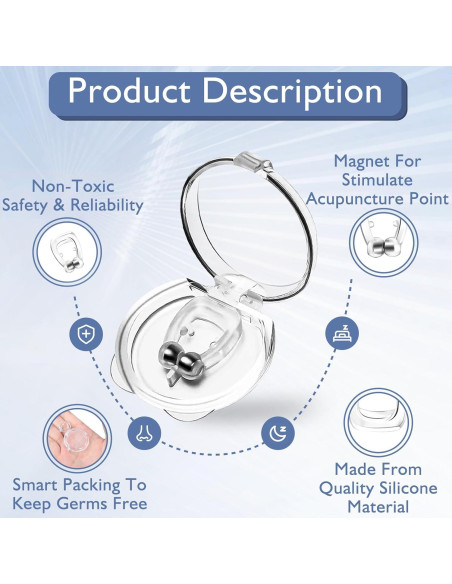 Dilatores Nasales Antisnoring Aikaplus 8PCS Transparente