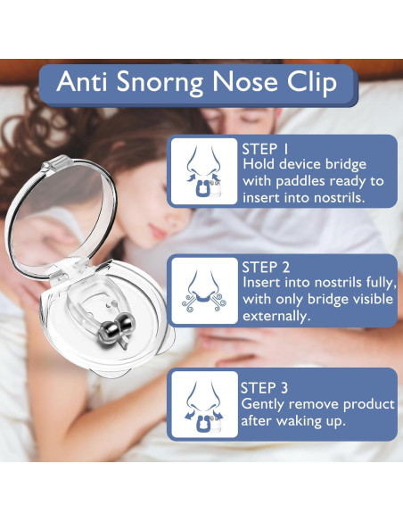 Dilatores Nasales Antisnoring Aikaplus 8PCS Transparente