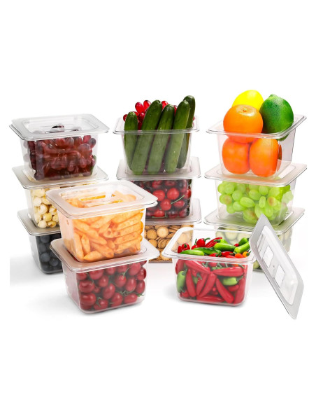 Bandejas de Plástico VOISEN 12 Paquete 17.5x16x10 cm