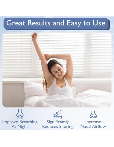 Dilatores Nasales Antisnoring Aikaplus 8PCS Transparente