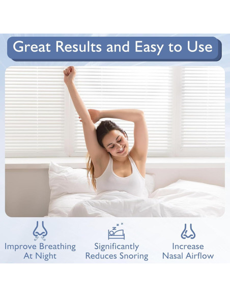 Dilatores Nasales Antisnoring Aikaplus 8PCS Transparente