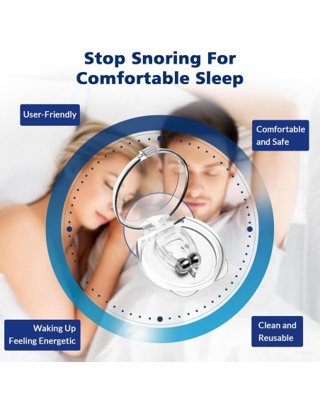 Dilatores Nasales Antisnoring Aikaplus 8PCS Transparente