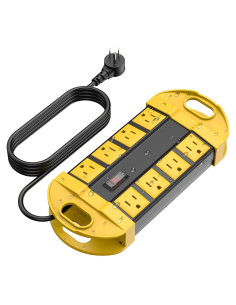 Toma de Corriente Exterior Impermeable CCCEI 8 Salidas 1.83m