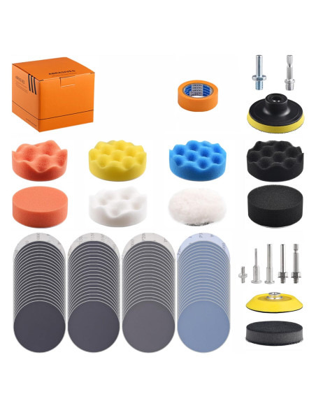 Kit de Pulido y Lijado 98 Piezas Zhi Ye 3 Pulgadas