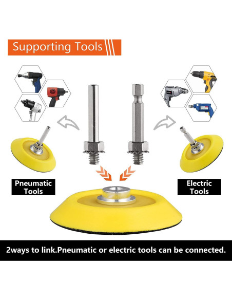 Kit de Pulido y Lijado 98 Piezas Zhi Ye 3 Pulgadas