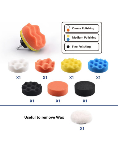 Kit de Pulido y Lijado 98 Piezas Zhi Ye 3 Pulgadas