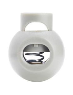 Bloqueadores de Cuerda de Plástico con Resorte 10PCS Gris