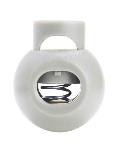 Bloqueadores de Cuerda de Plástico con Resorte 10PCS Gris