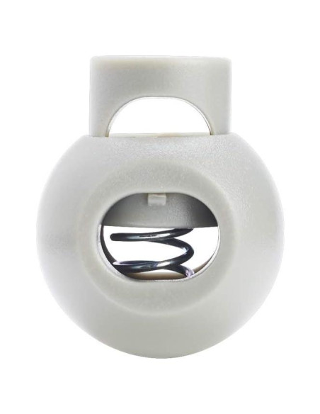 Bloqueadores de Cuerda de Plástico con Resorte 10PCS Gris