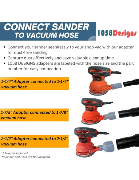 Adaptador de Manguera Aspiradora BLACK+DECKER 1-7/8" (4.76 cm)