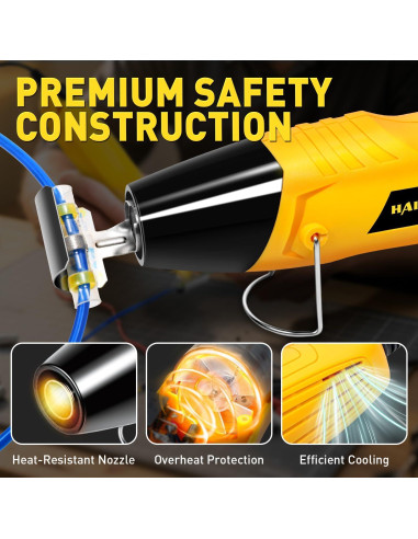 Pistola de Calor Haisstronica 350W 2 Temperaturas 250-400C