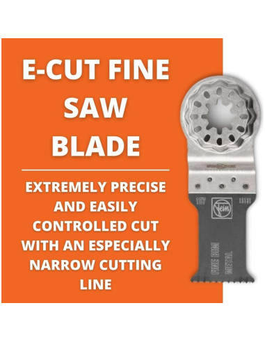 Hoja de sierra Fein Starlock E-Cut 5 unidades - Corte preciso para metal y plásticos duros