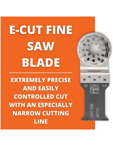 Hoja de sierra Fein Starlock E-Cut 5 unidades - Corte preciso para metal y plásticos duros