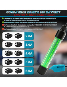 Luz de Pesca Submarina LED LEZZYRUCK 1300 Lúmenes 13W IP68 2