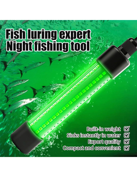 Luz de Pesca Submarina LED LEZZYRUCK 1300 Lúmenes 13W IP68