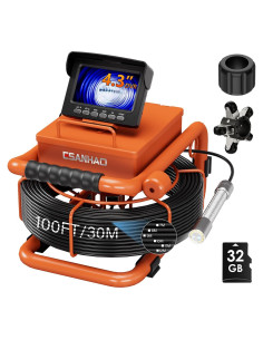 Cámara de Alcantarillado ESANHAO 30M HD 1000TVL 4.3" IPS
