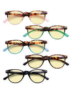 Eyekepper Gafas de Lectura Anti Luz Azul 5 Pares +1.50 2