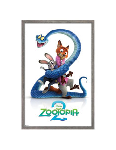 Póster Enmarcado Disney Zootopia 2 (2025) 56.9x37.3 cm