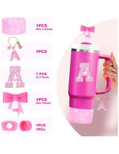Juego de Accesorios Rosa para Taza Stanley 30oz y 40oz 2