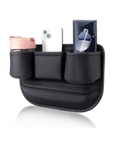 Caja de Almacenamiento LECART para Asiento de Coche con 2 Portavasos