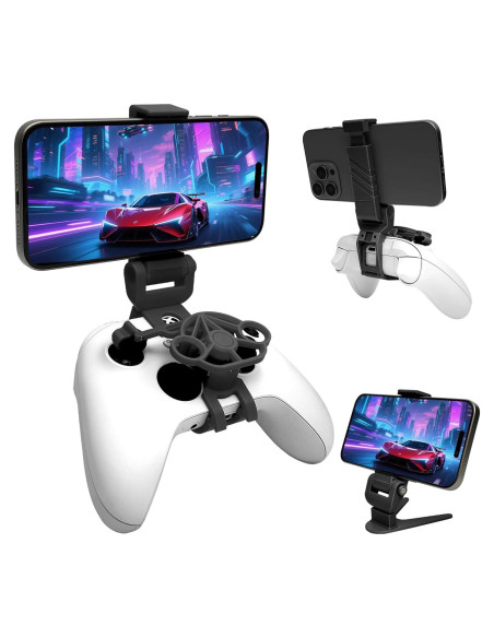 Mini Volante TXW con Soporte para Teléfono Xbox - Negro