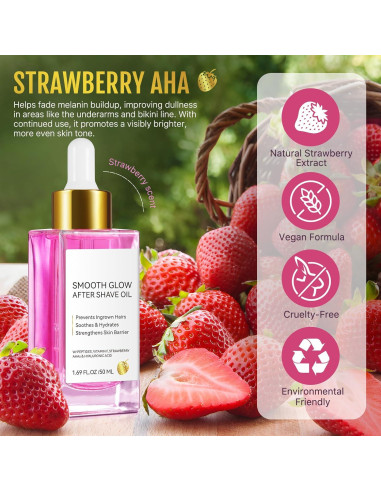 Aceite After Shave Fresa 50 ML - Hidratante y Calmante