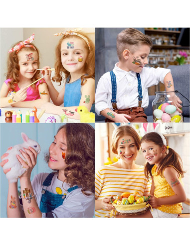 66 Tatuajes Temporales de Pascua para Niños - Poderoso