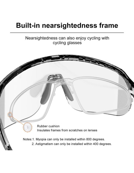 Gafas de Ciclismo INBIKE Foto-cromáticas Anti-vaho UV400